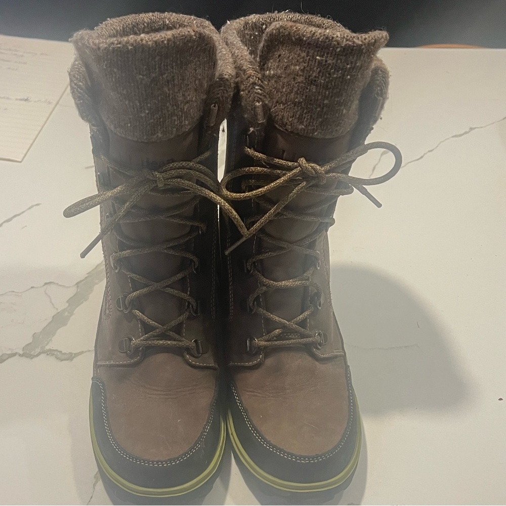 LL Bean Tek 2.5 Primaloft Winter Boot Wedge Heel 8.5
